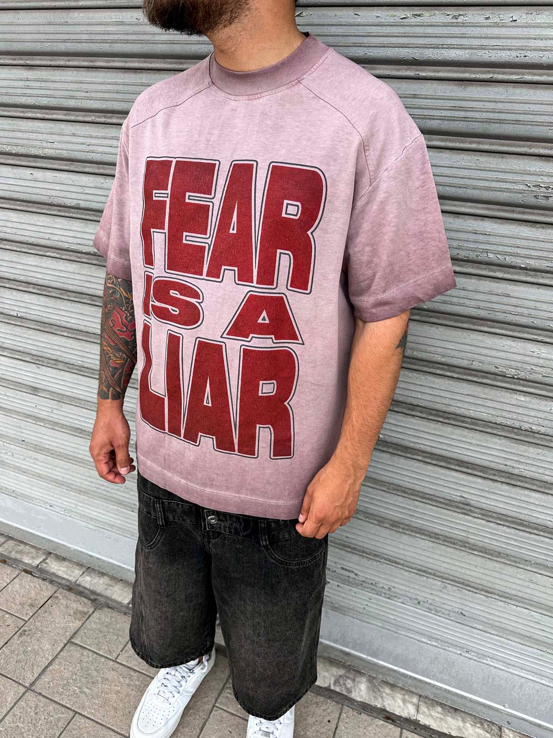 Fear Liar Wash Tee Premium