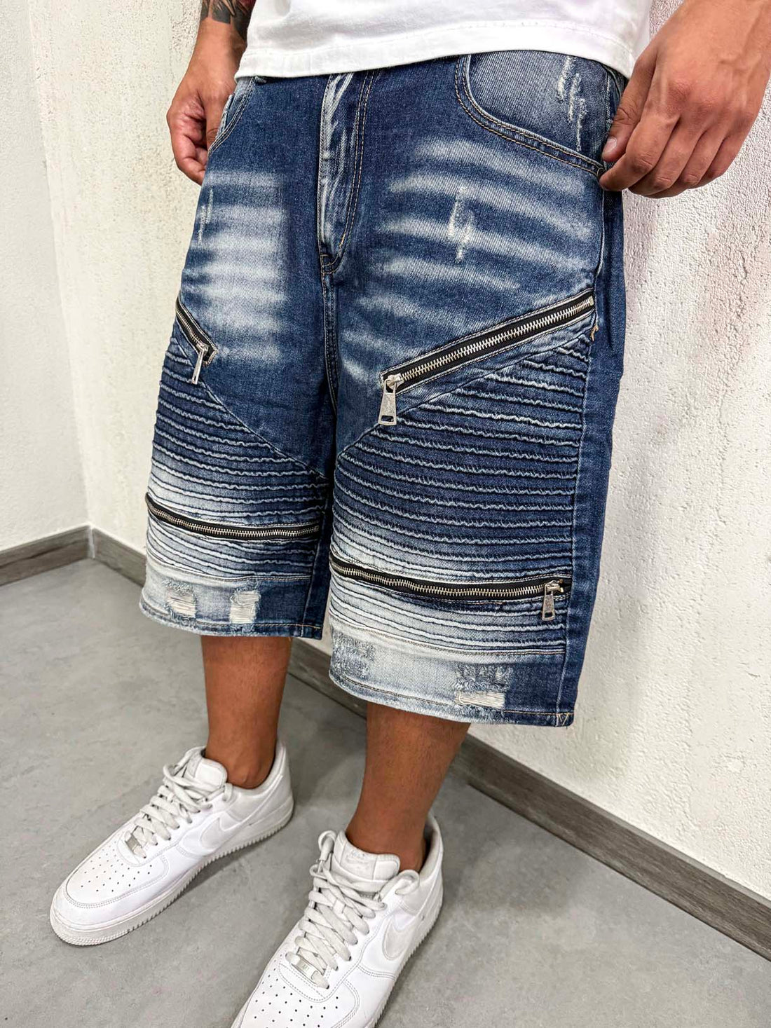 Shorts Four Zip Destroyed Sands