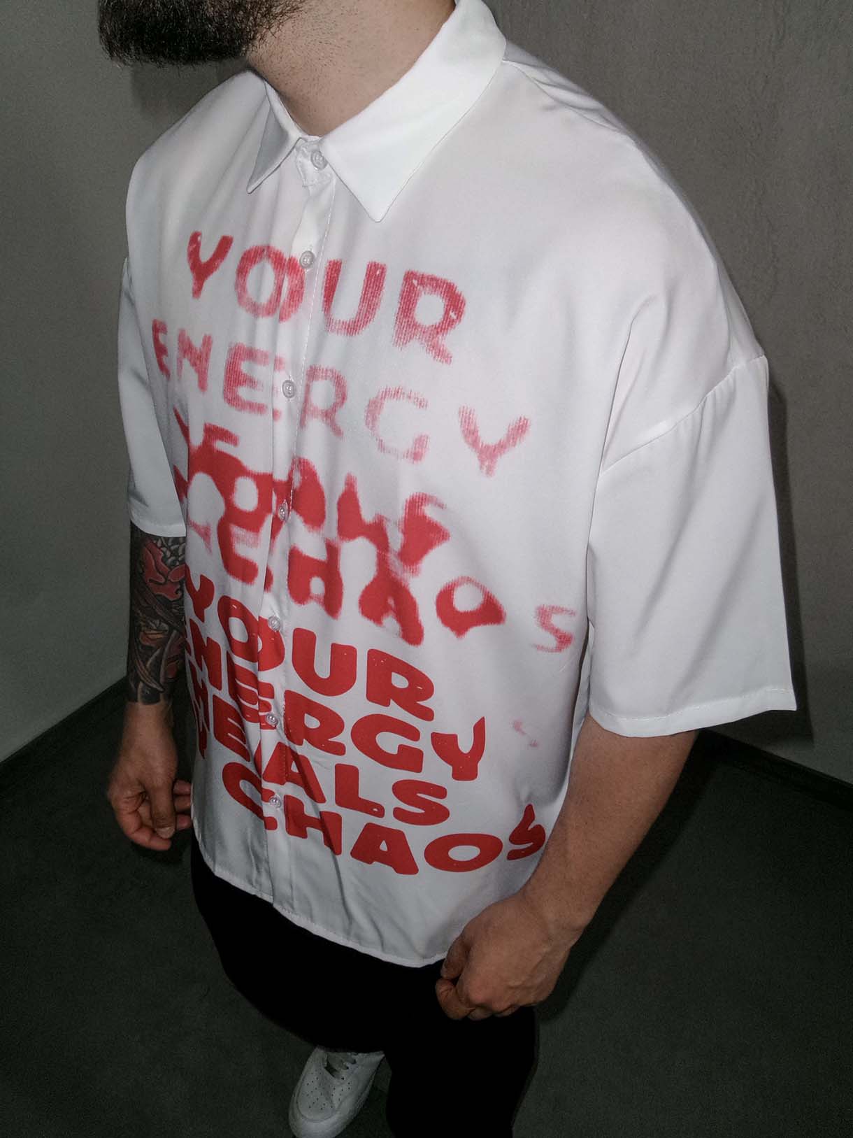 Camicia Red Energy