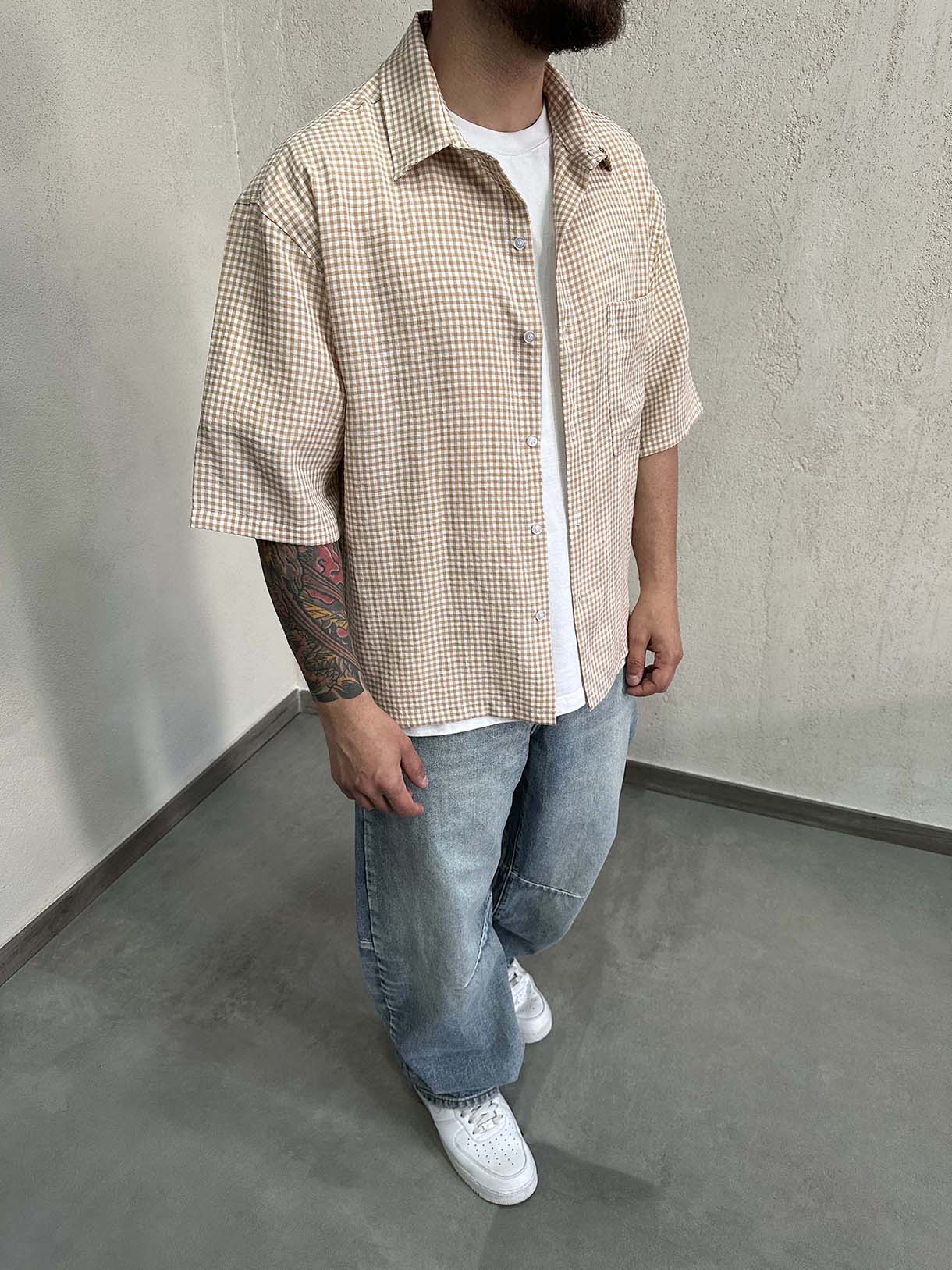 Camicia Crop Square Mod.Z
