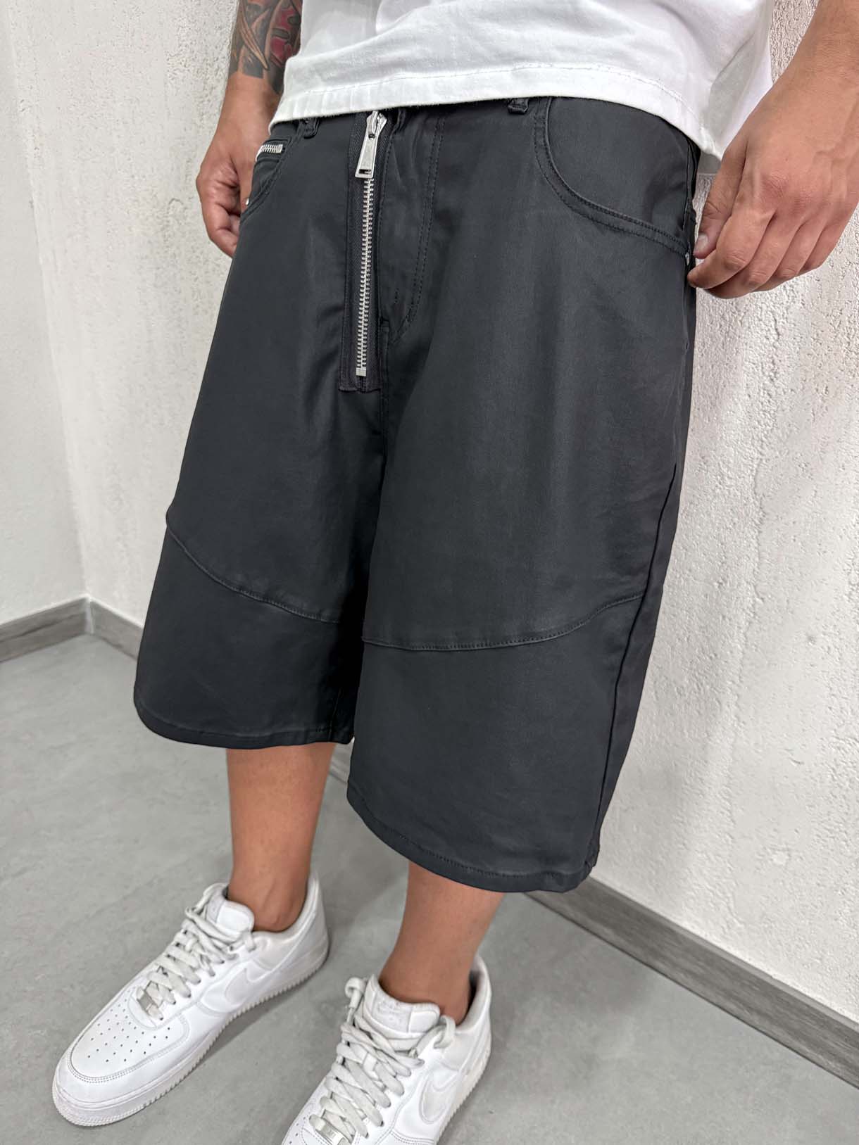 Shorts Ecopelle Double Zip