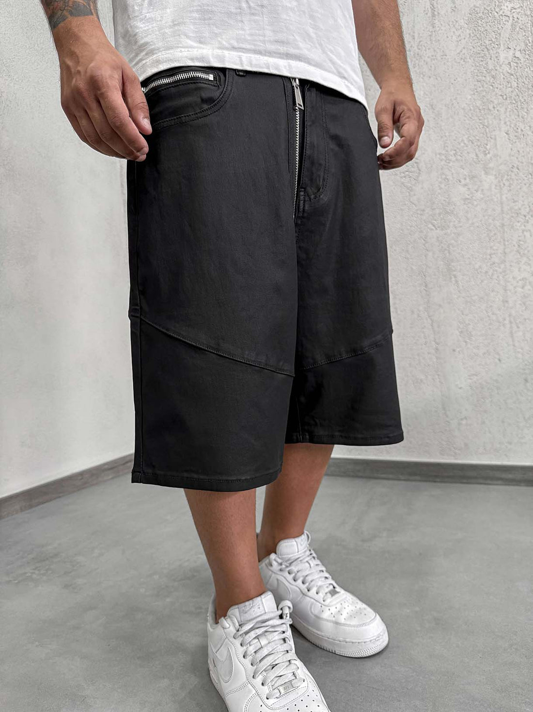 Shorts Ecopelle Double Zip