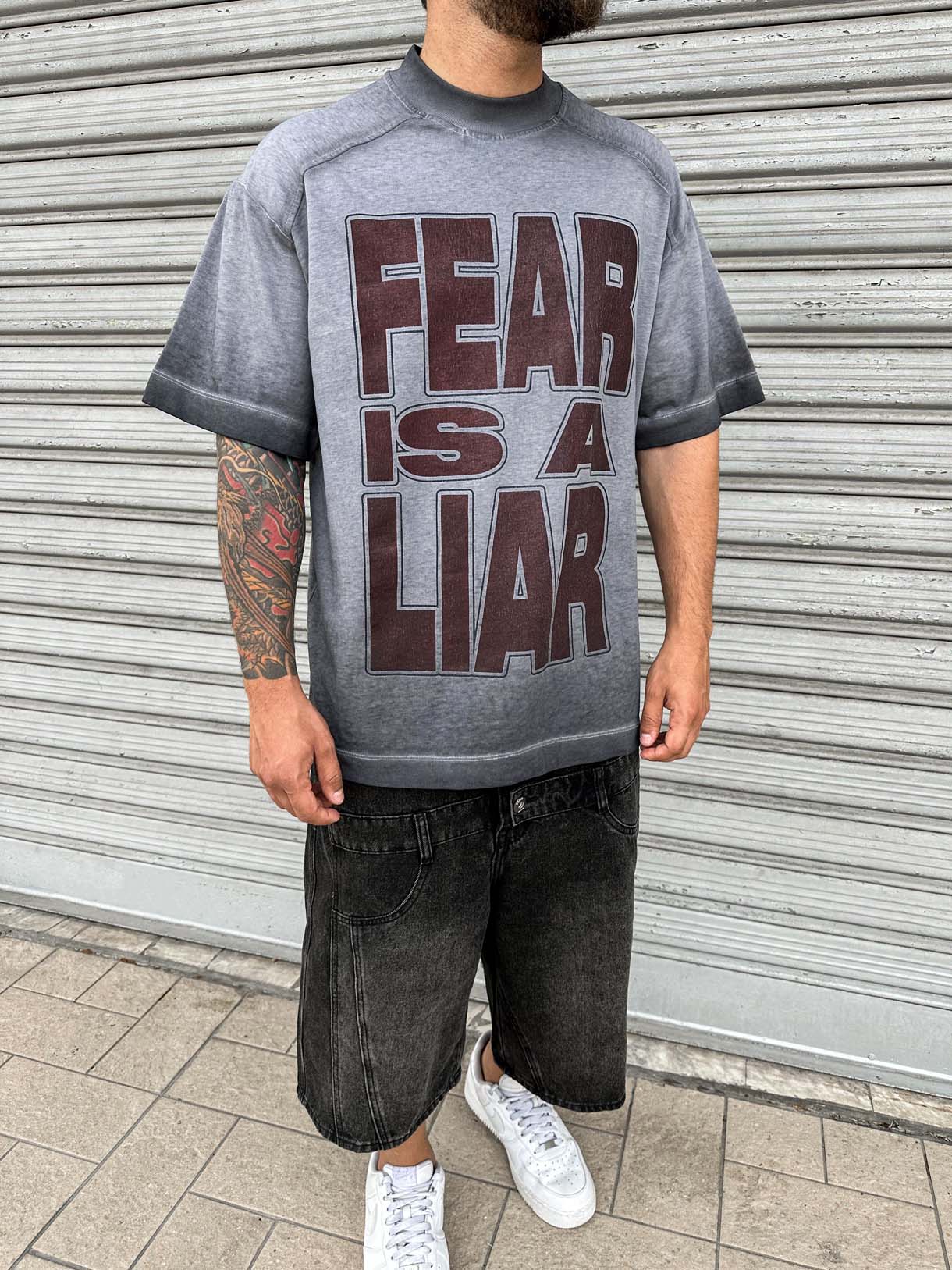 Fear Liar Wash Tee Premium