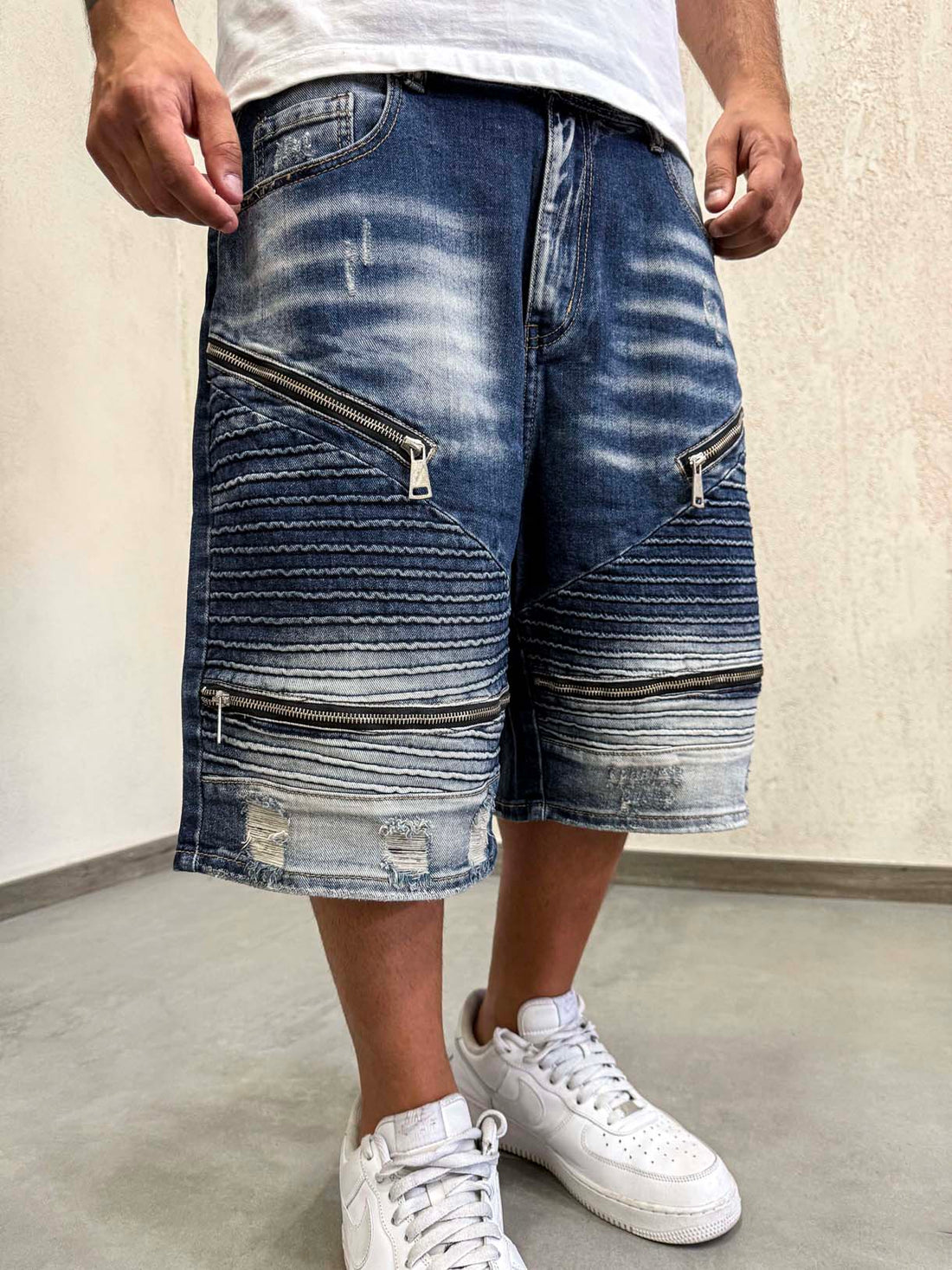 Shorts Four Zip Destroyed Sands