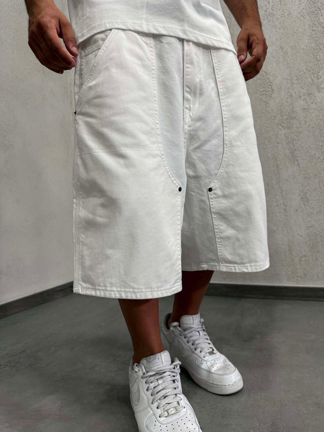Carpenter Shorts Total White