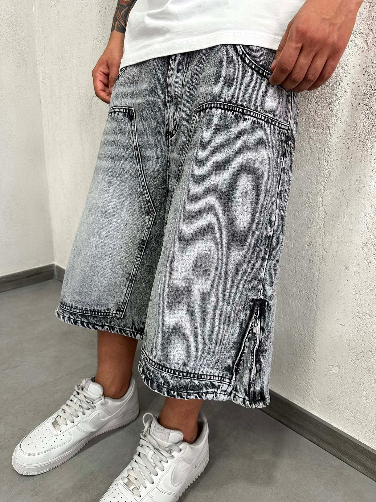 Shorts Carpenter Zip Grey