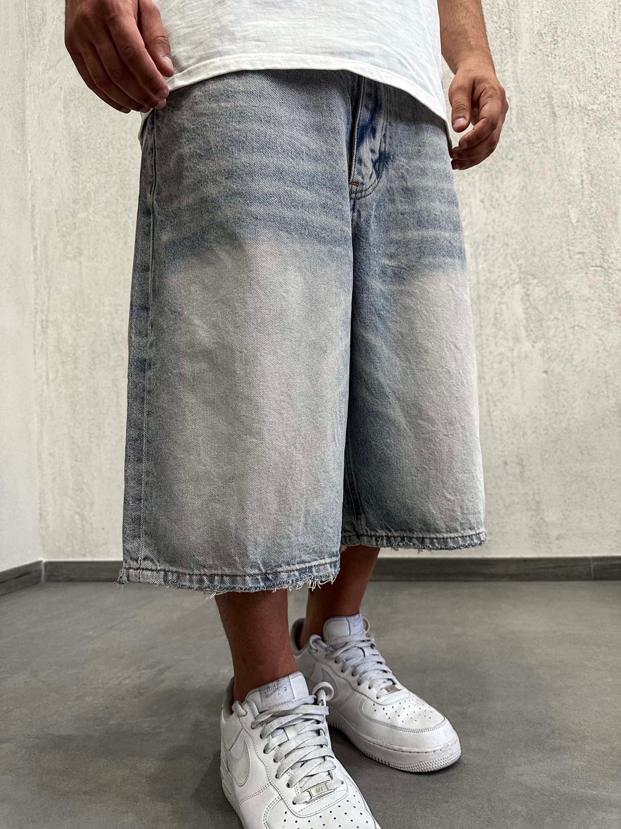 Shorts Over Bloom Wash