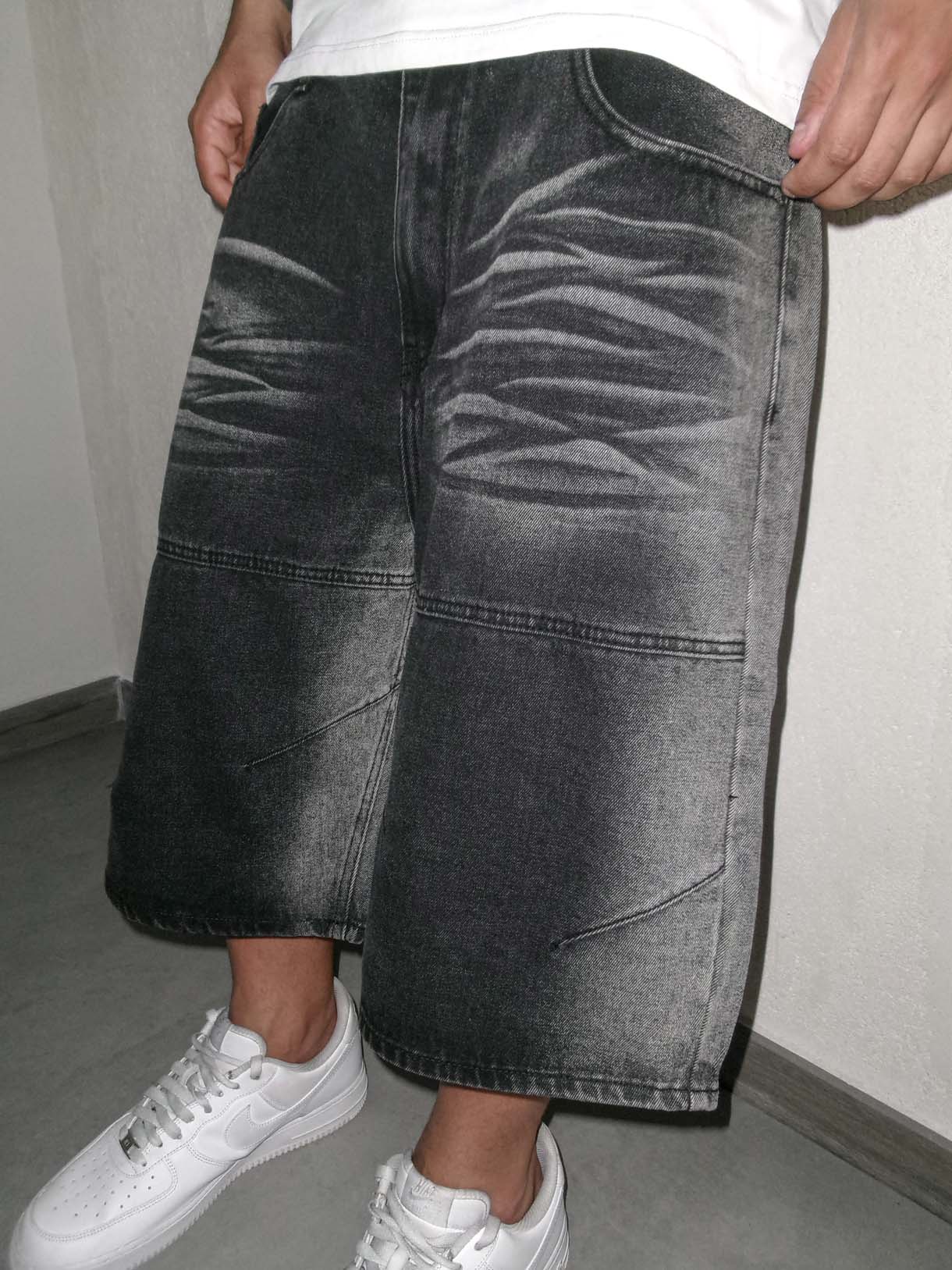 Shorts Black Sabbiato