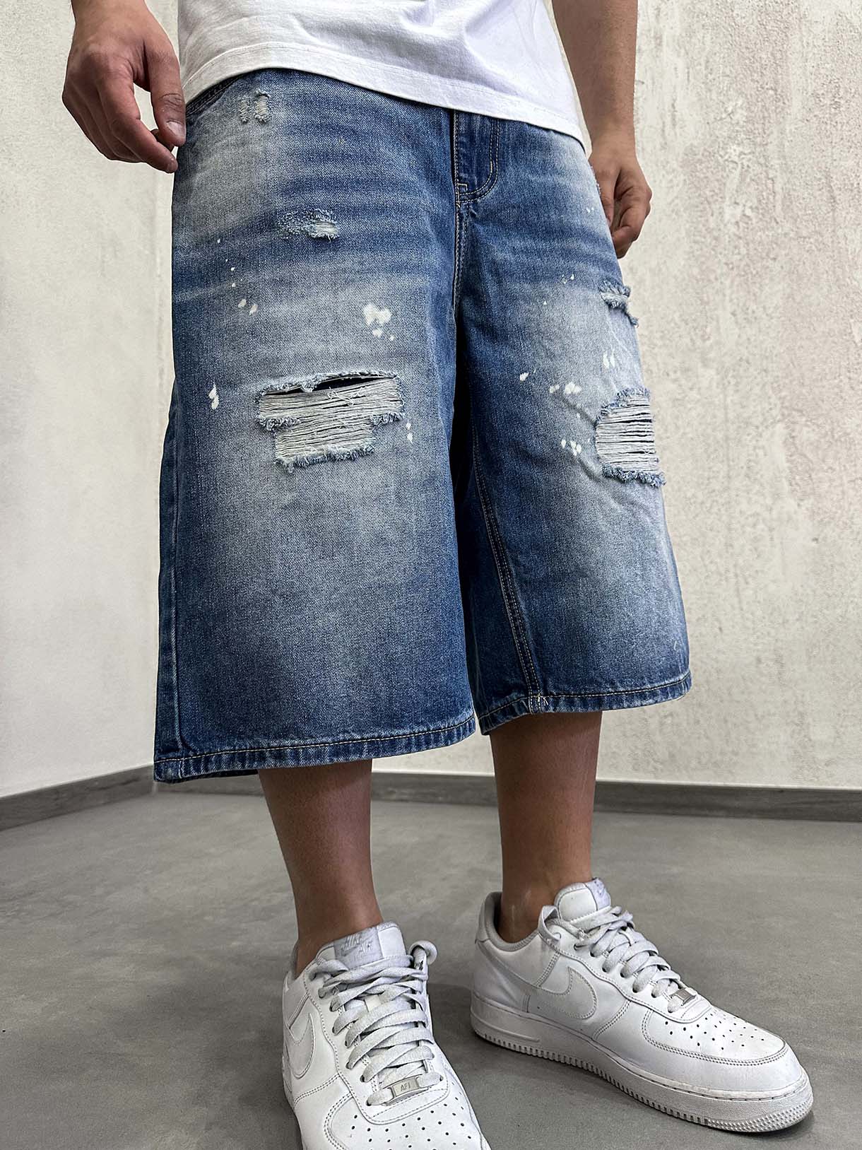 Shorts Patch Jeans