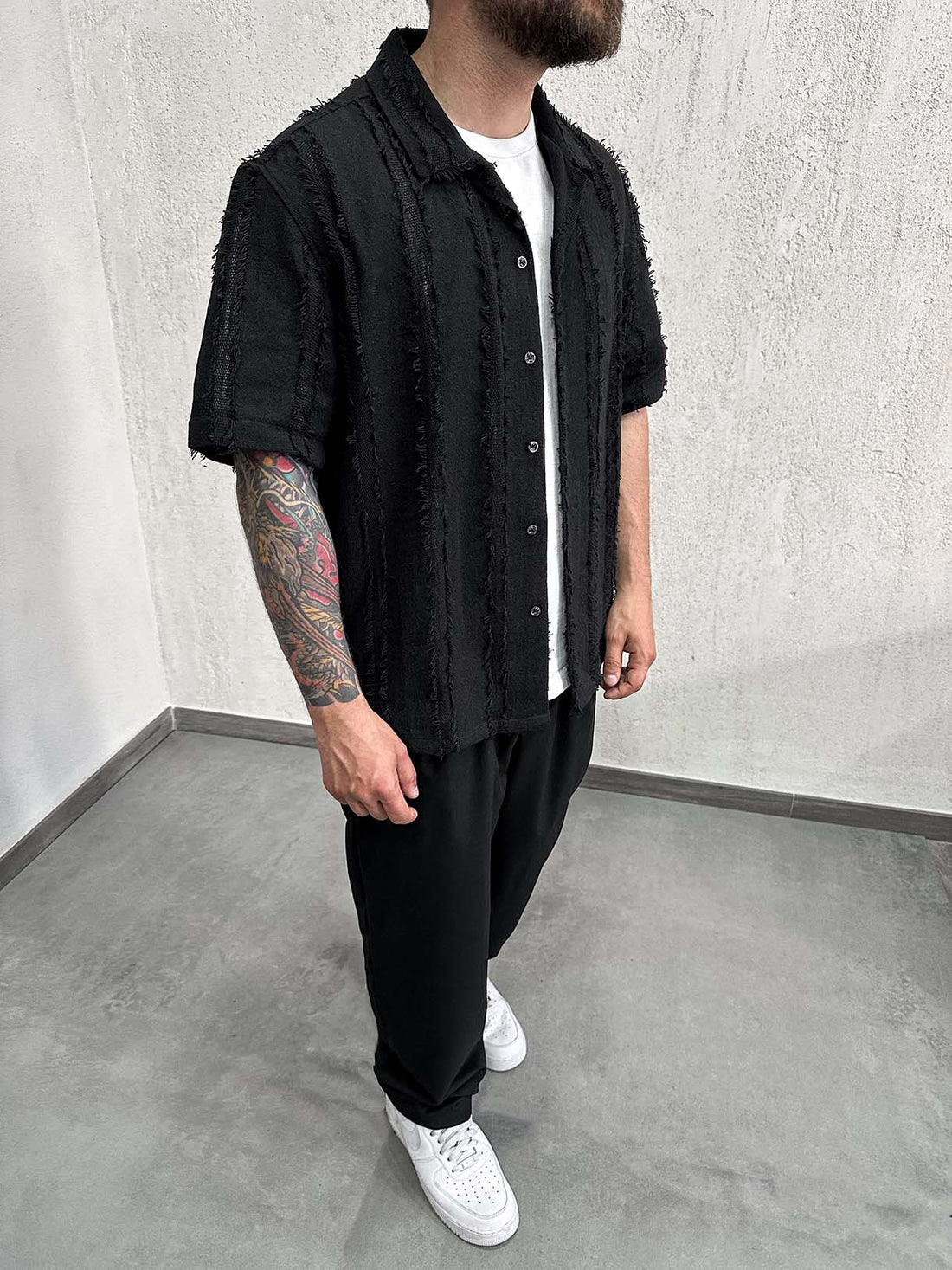 Camicia Sfrangio Bicolor