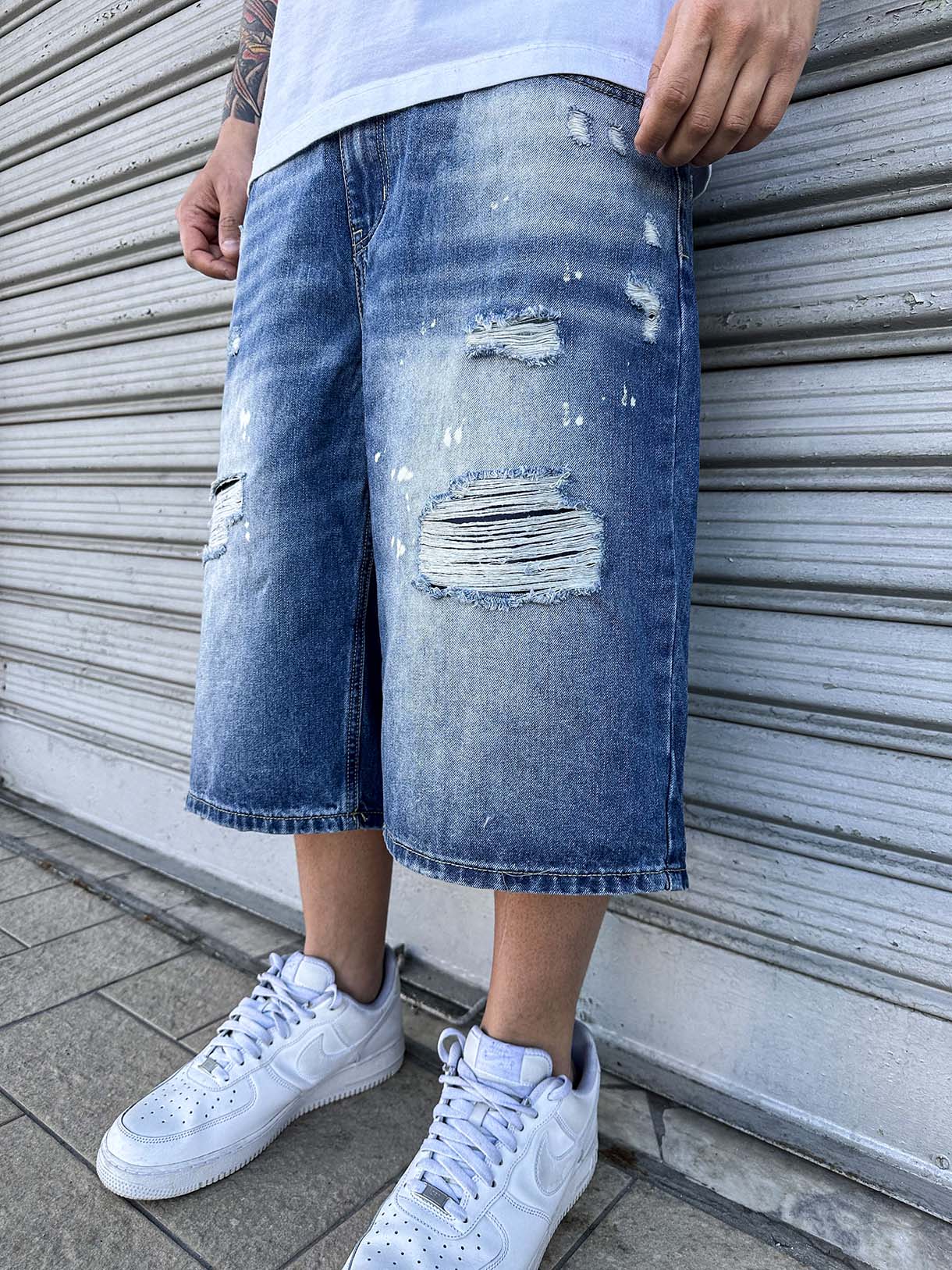 Shorts Patch Jeans