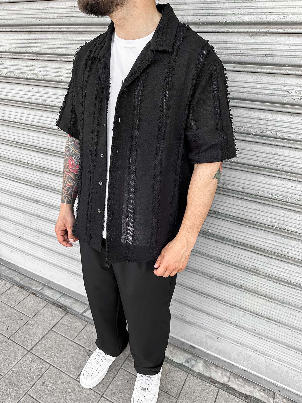 Camicia Sfrangio Bicolor