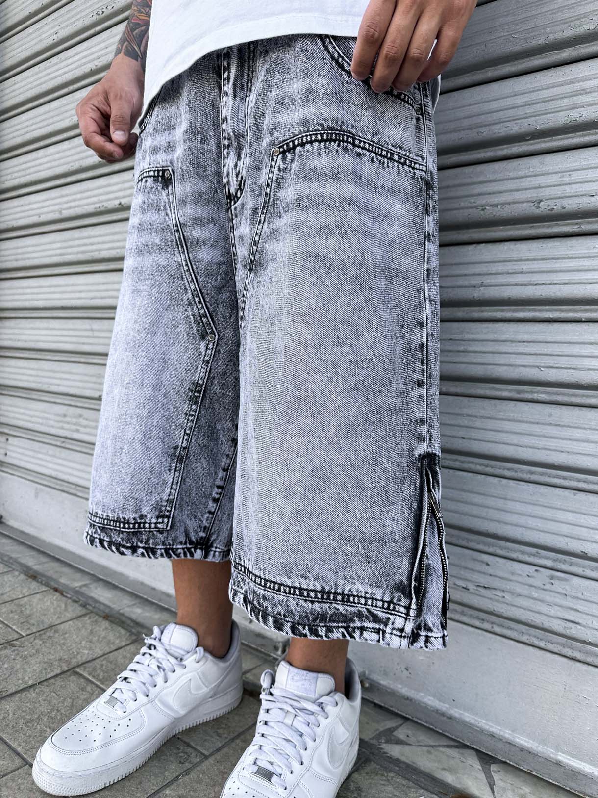 Shorts Carpenter Zip Grey