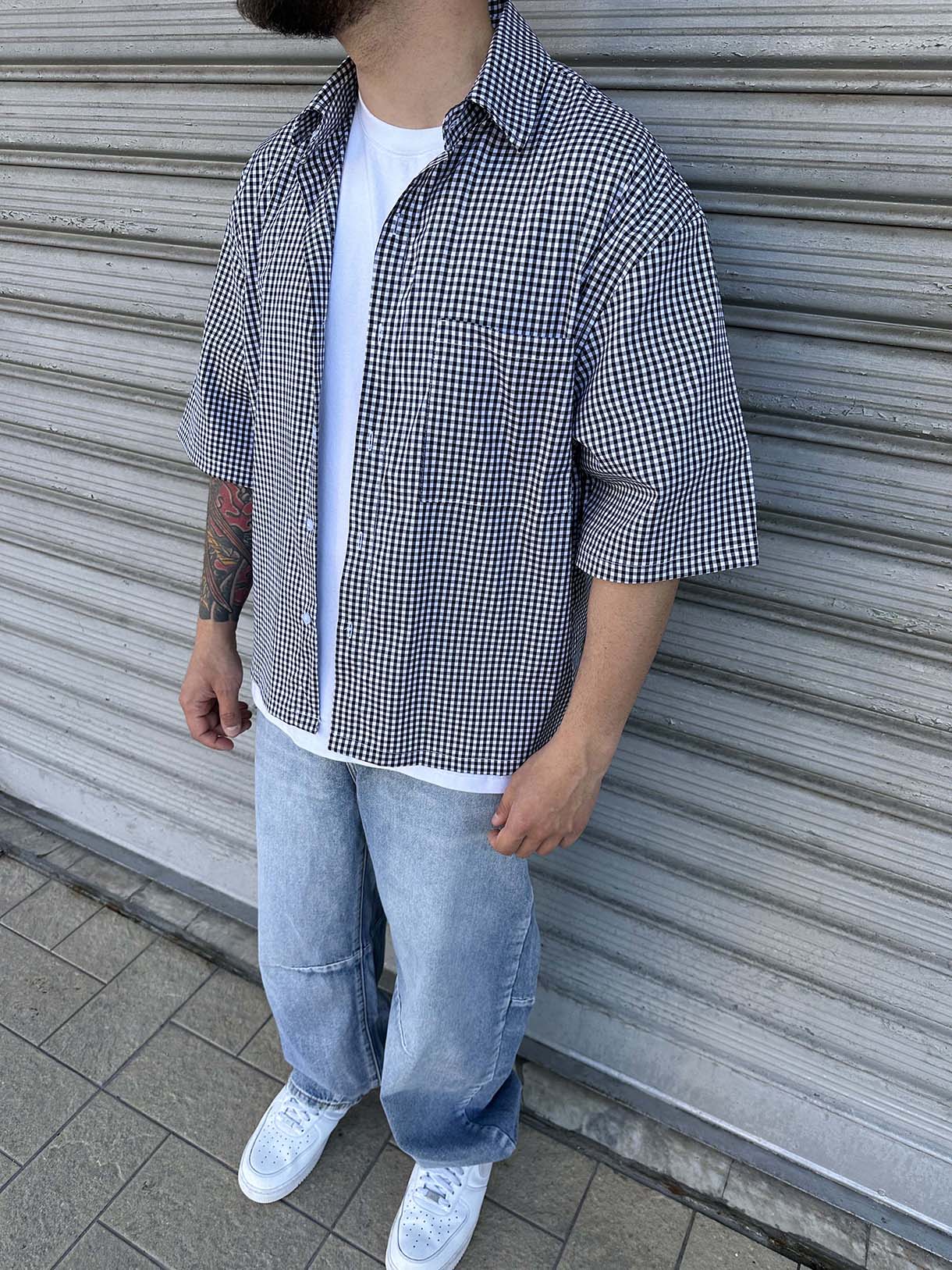 Camicia Crop Square Mod.Z
