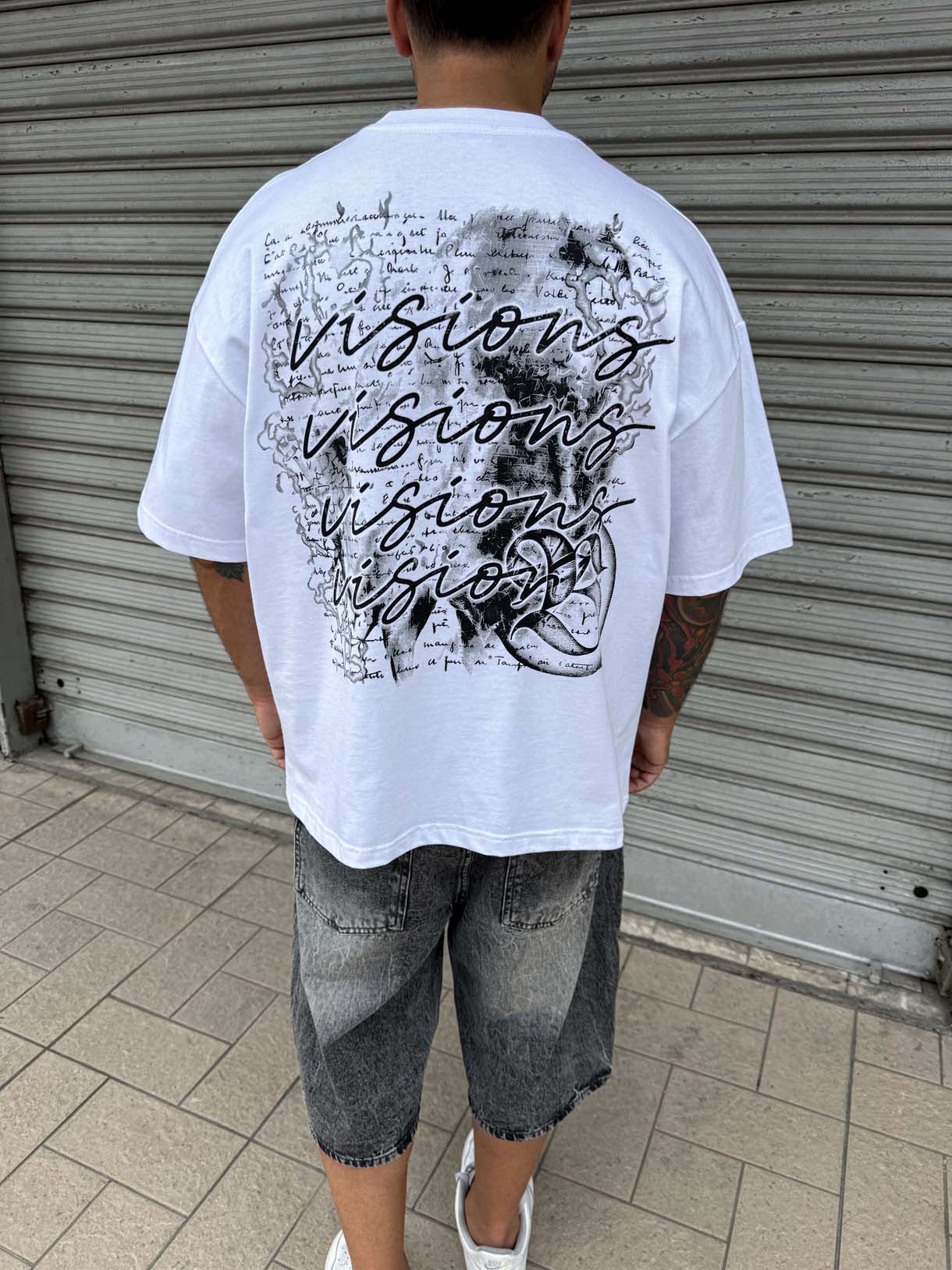 Visions Pages Back Tee