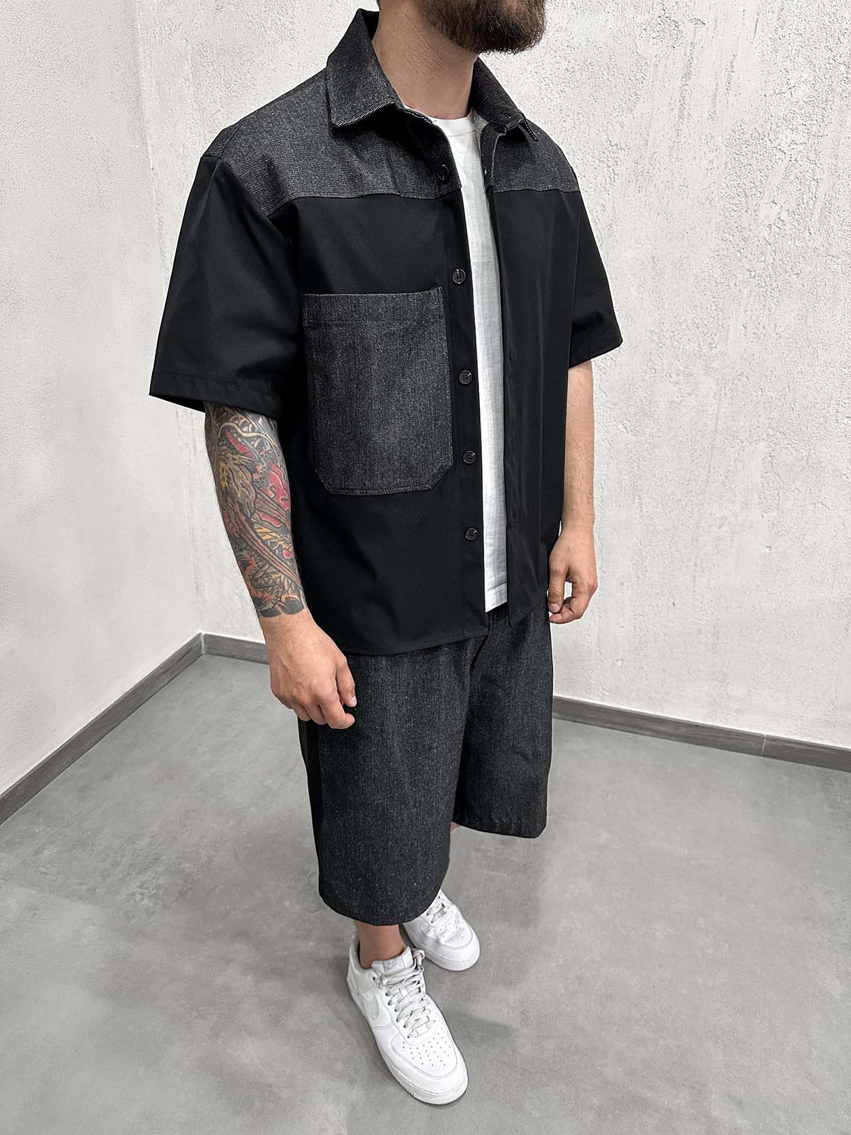 Coord Mix Jeans Corto
