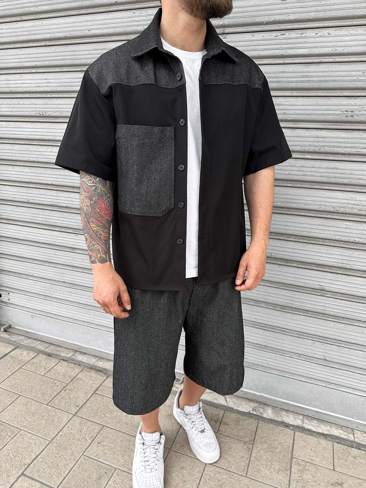Coord Mix Jeans Corto