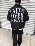 Visions Faith Over Fear Camicia