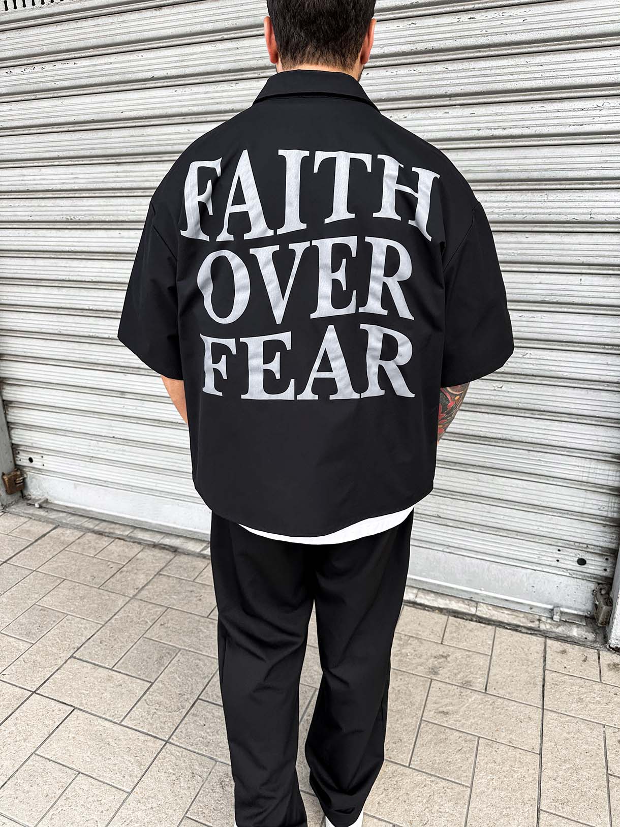 Visions Faith Over Fear Camicia