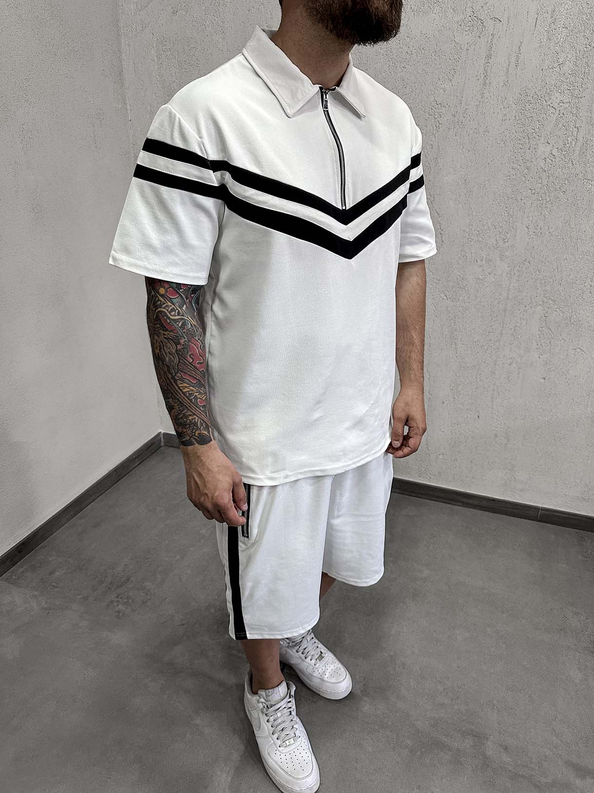 Coord Bicolor V Zip