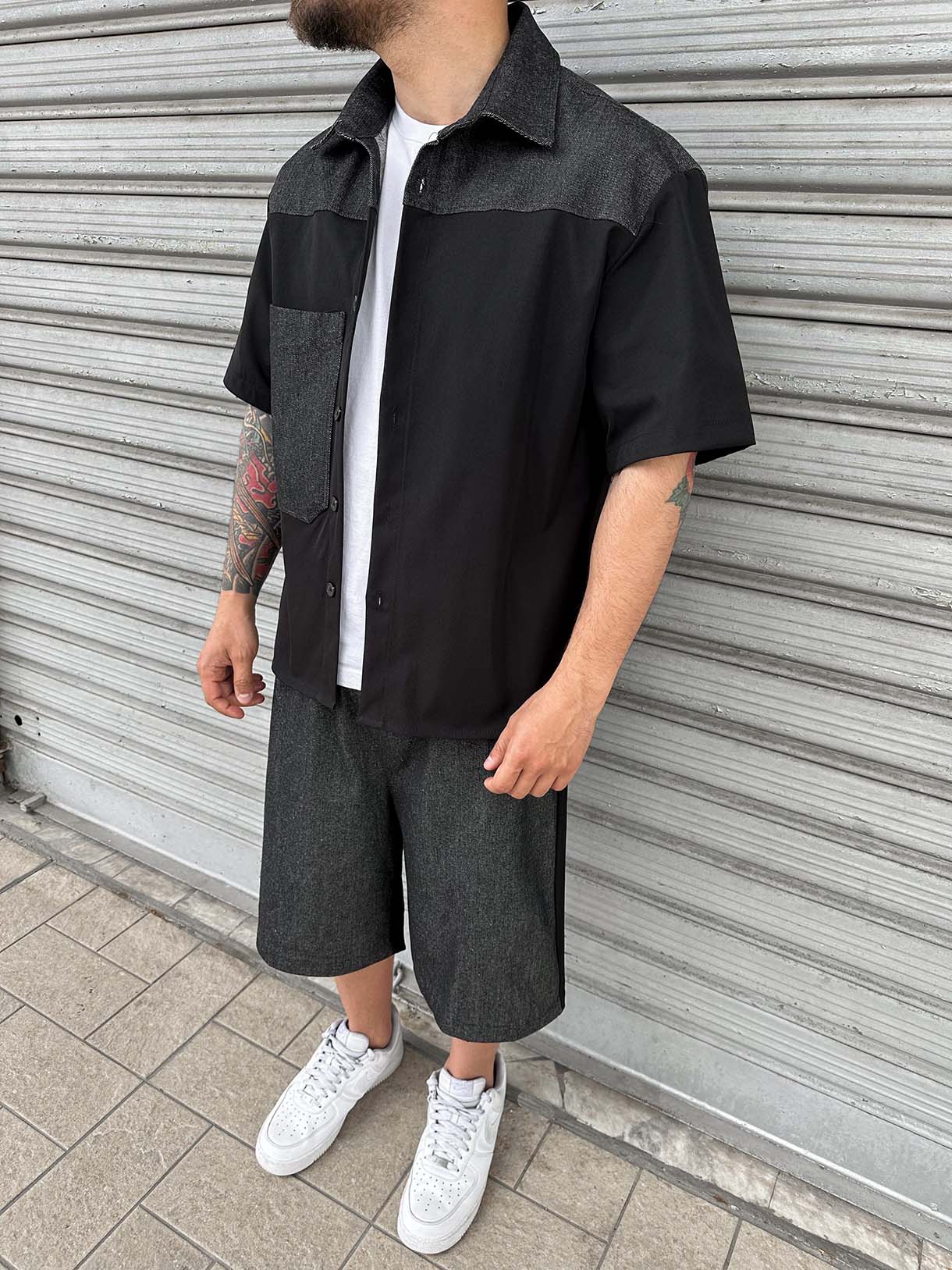 Coord Mix Jeans Corto