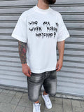 Who are you Tee Ricamo Premium