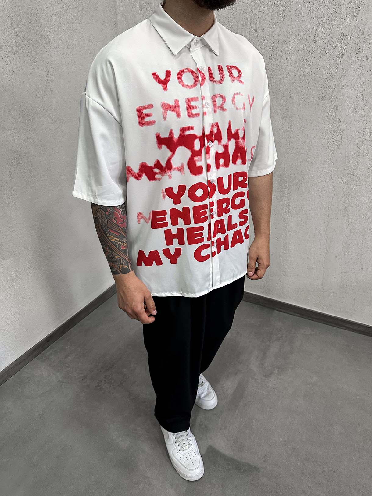 Camicia Red Energy