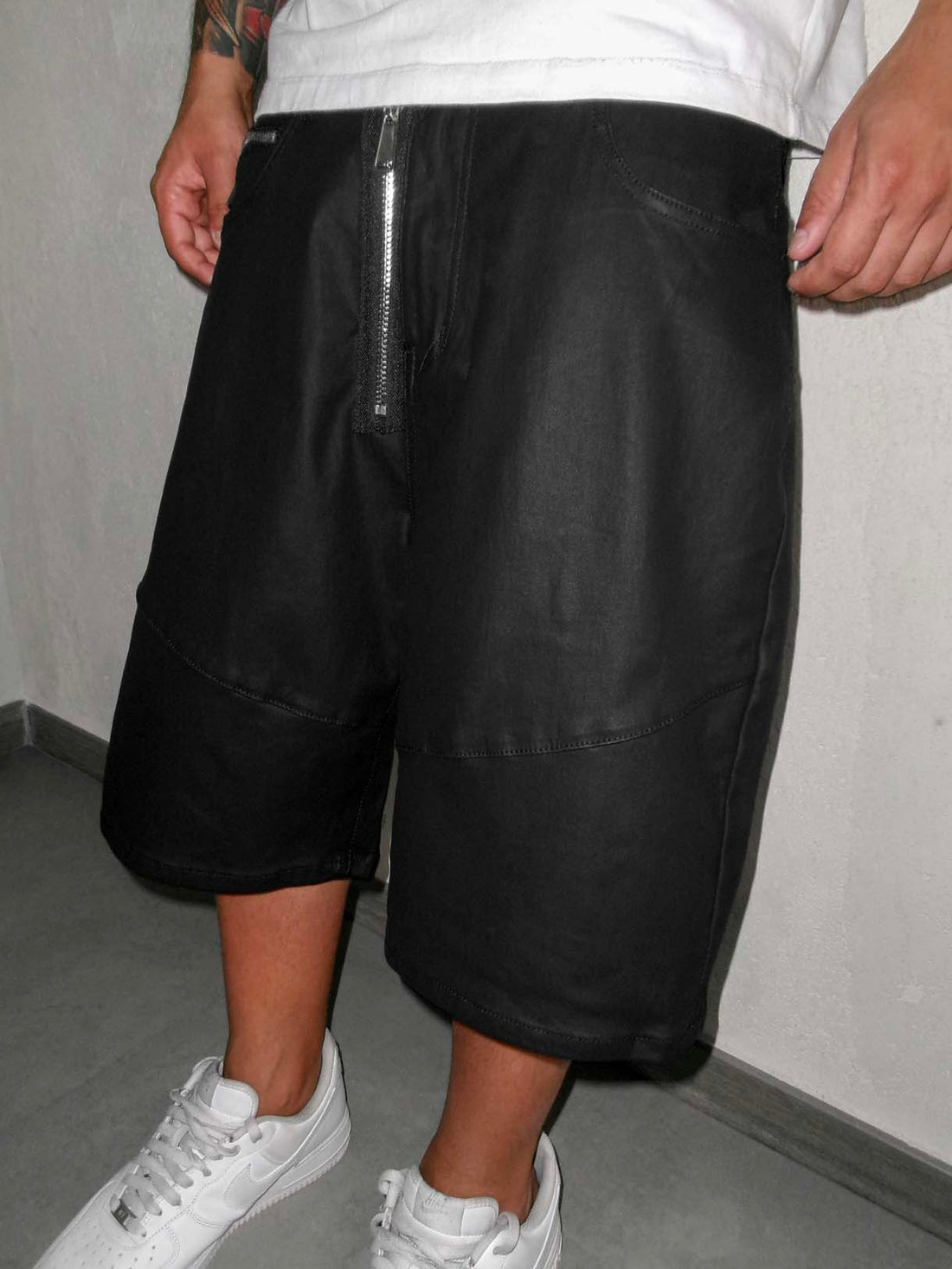 Shorts Ecopelle Double Zip