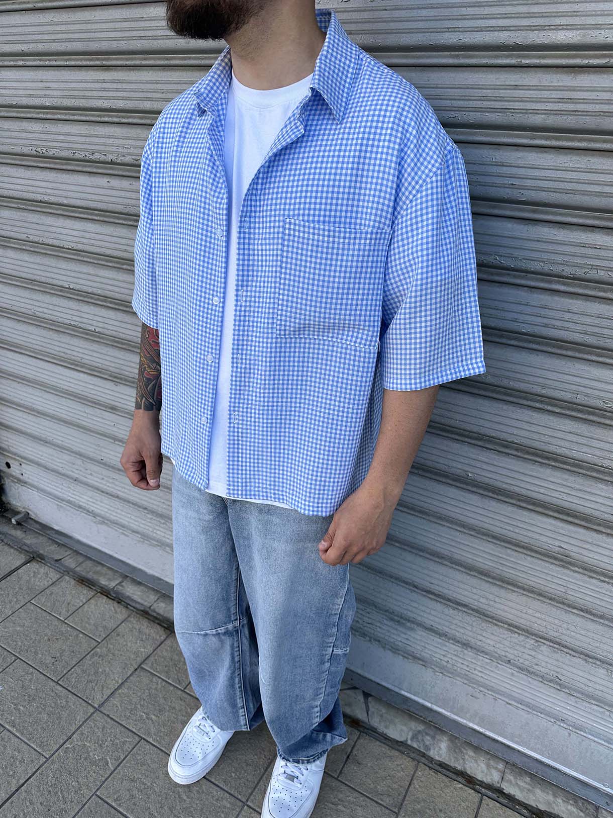 Camicia Crop Square Mod.Z
