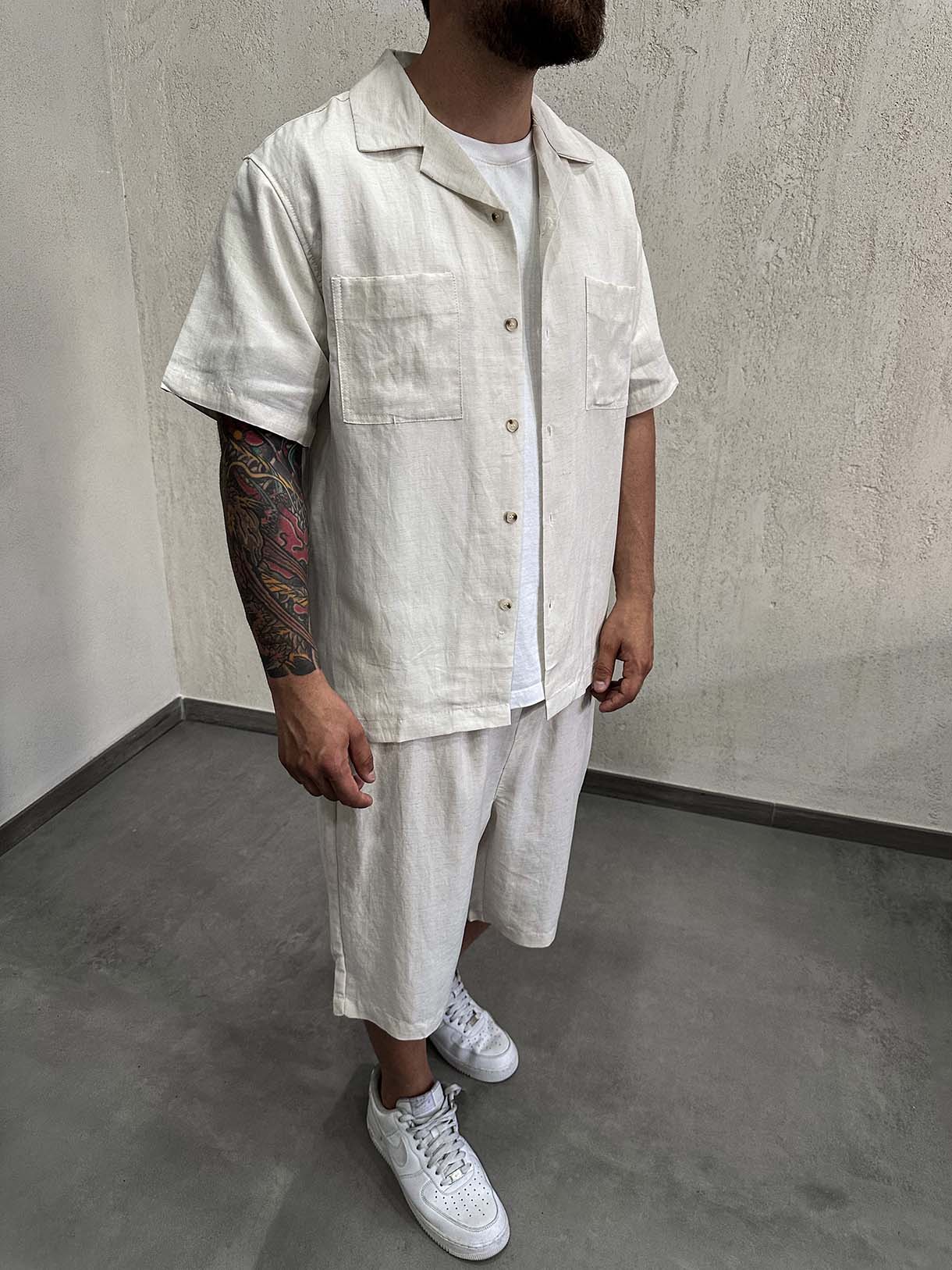 Coord Misto Lino Corto