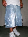 Cargo Shorts Blu Wash
