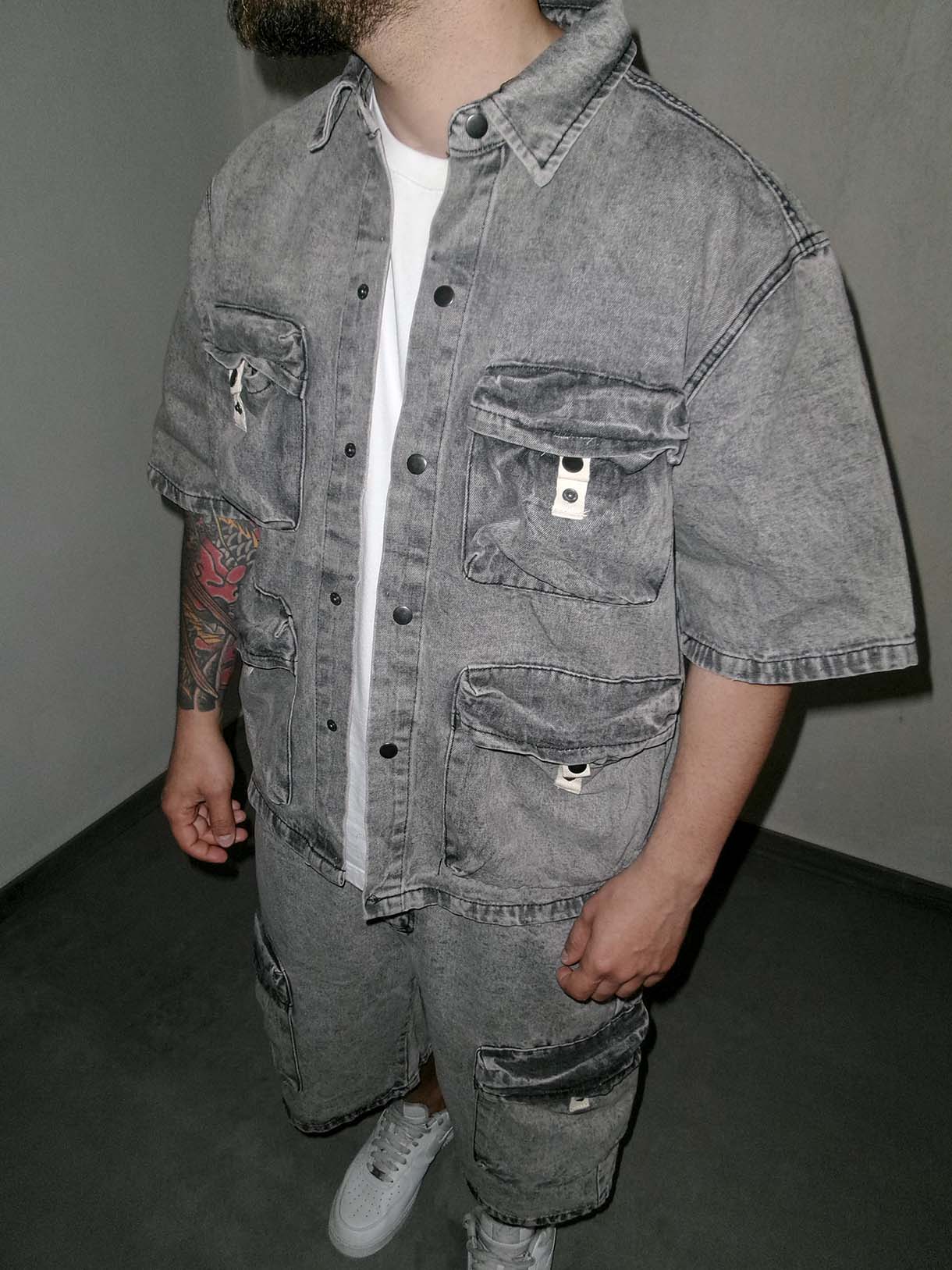 Coord Armored Multipocket Marmo