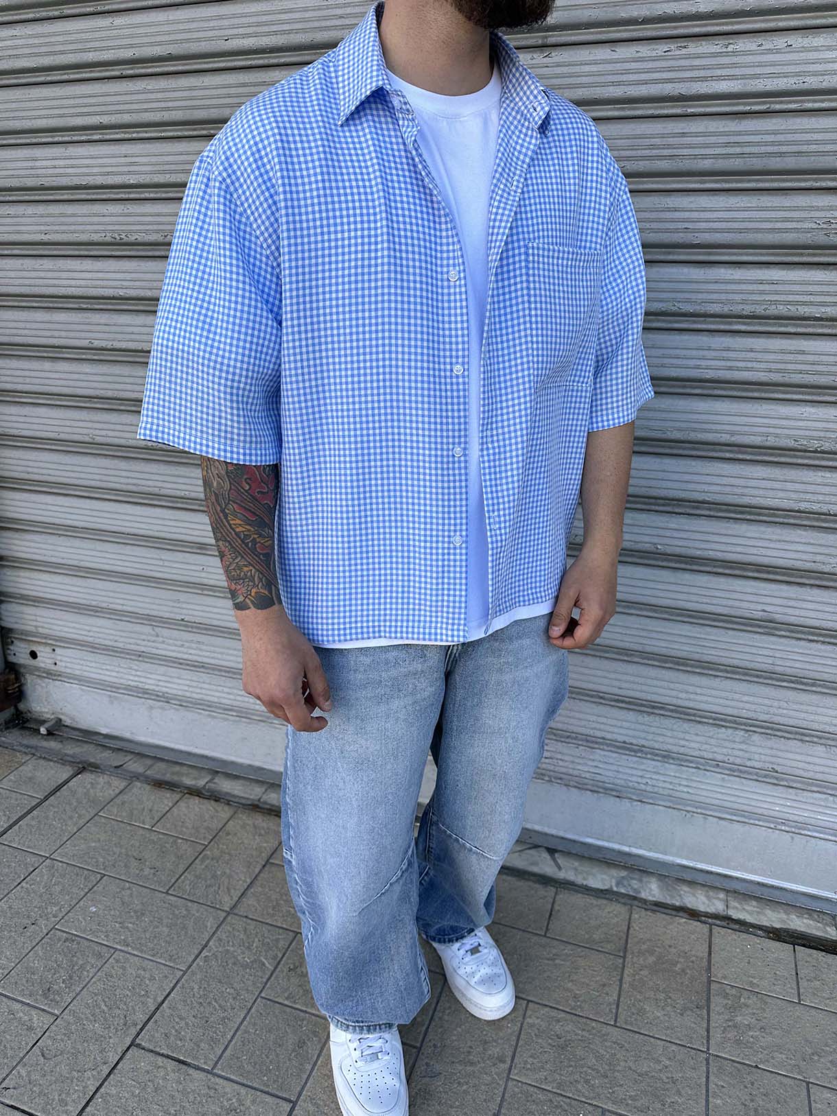 Camicia Crop Square Mod.Z