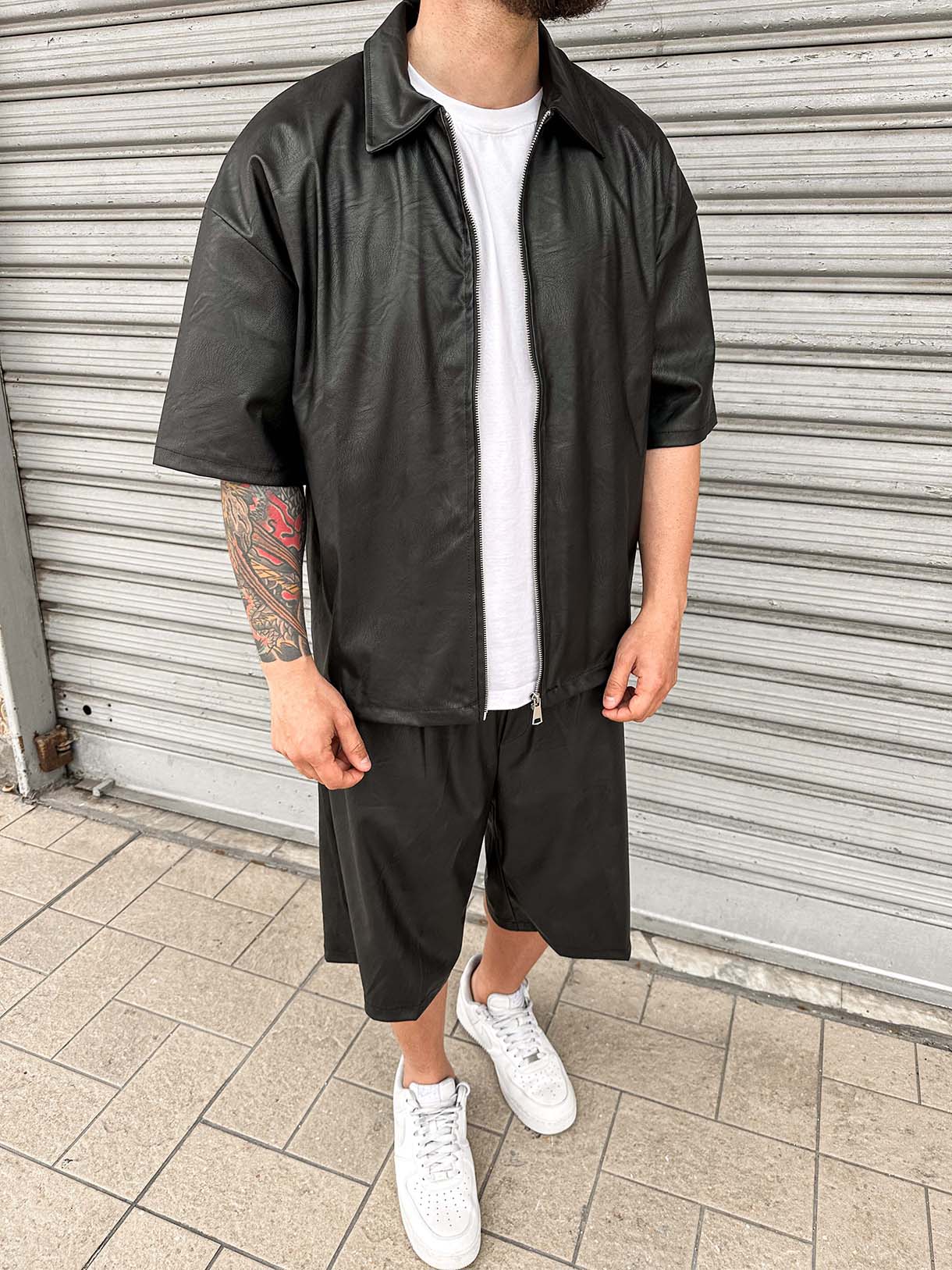 Coord Ecopelle Zip