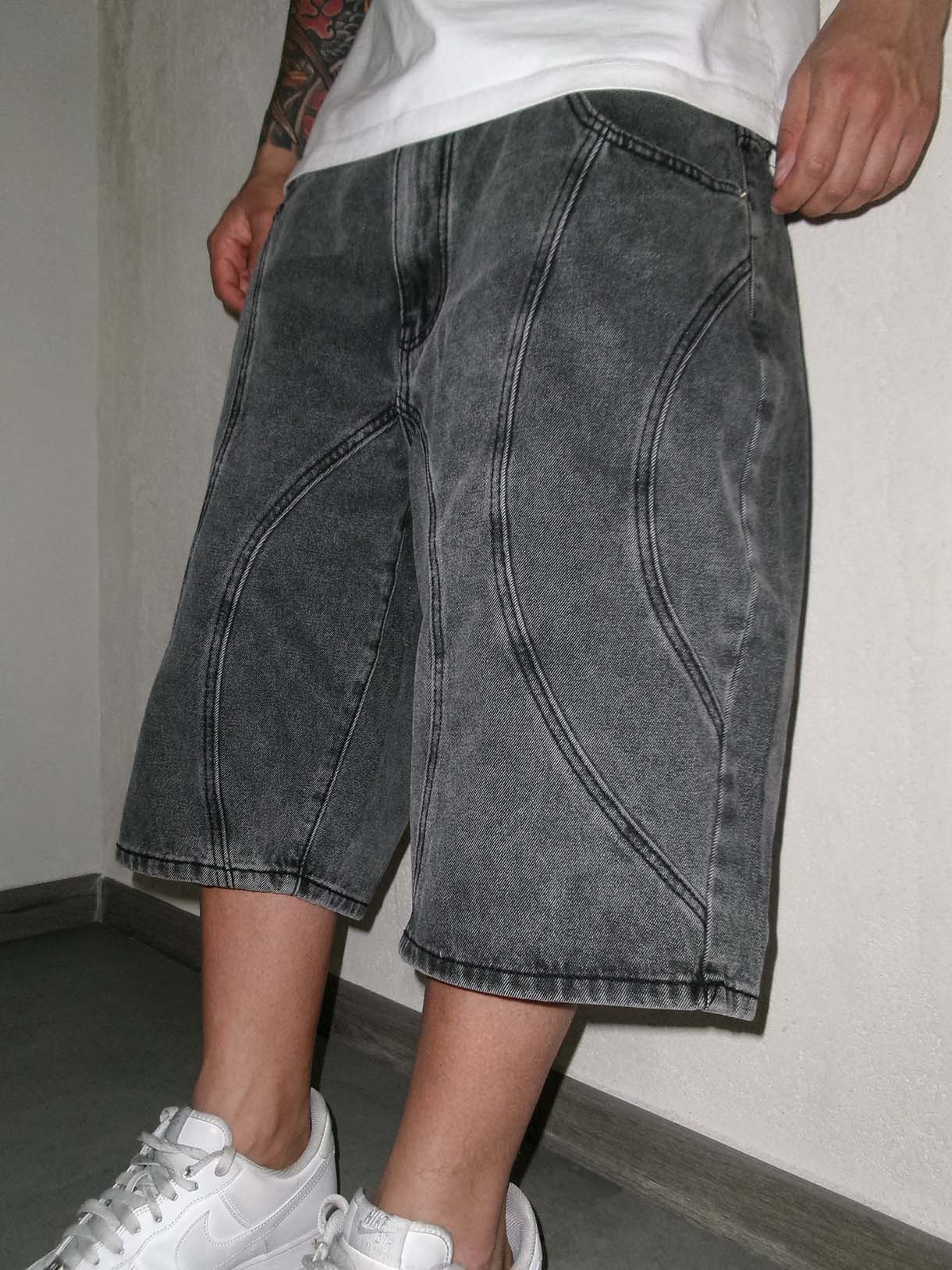 Shorts Circles Grey