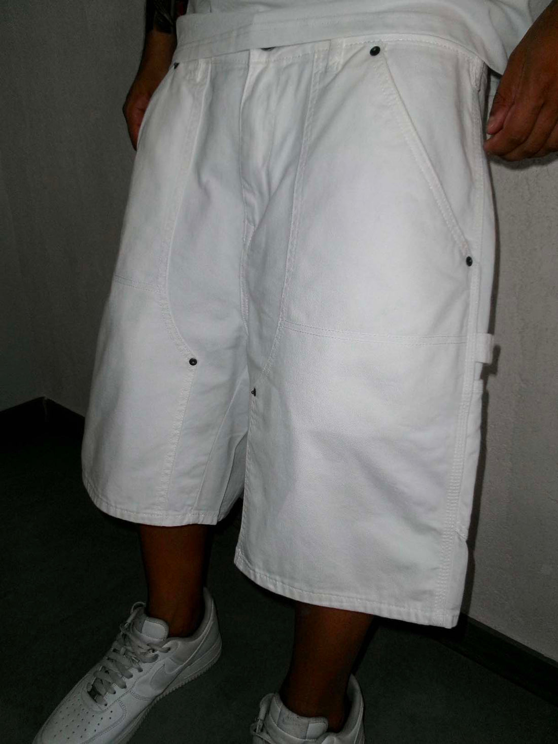 Carpenter Shorts Total White