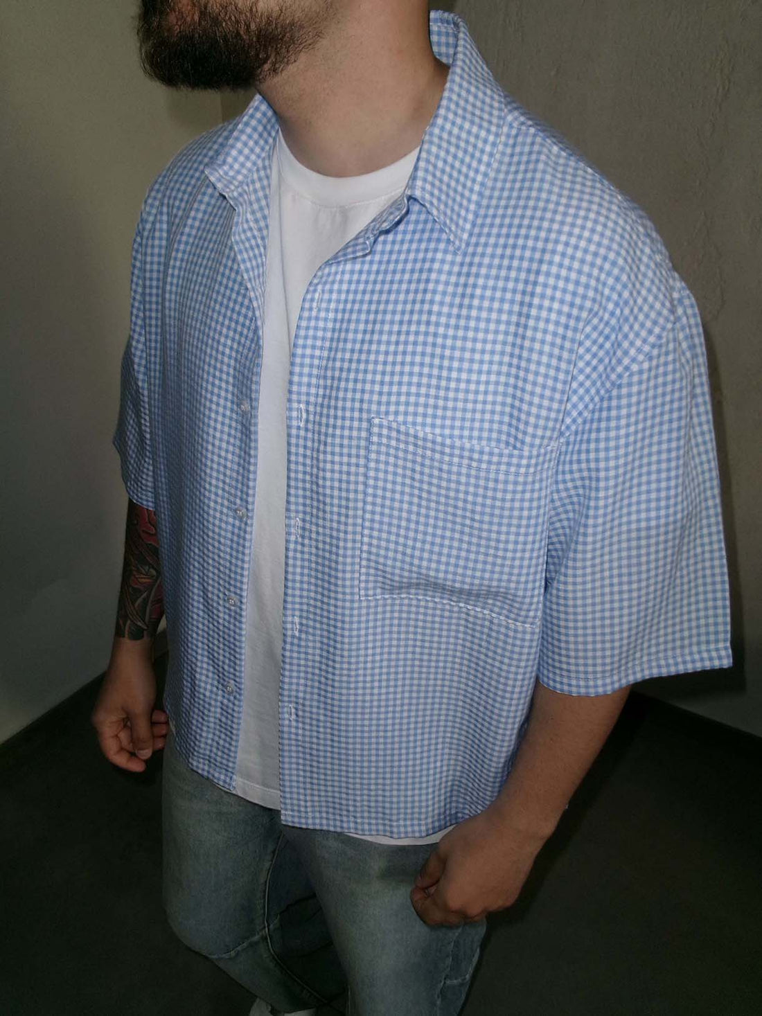 Camicia Crop Square Mod.Z