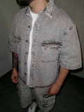 Coord Camicia Sabbiato Grey
