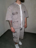 Coord Camicia Sabbiato Grey