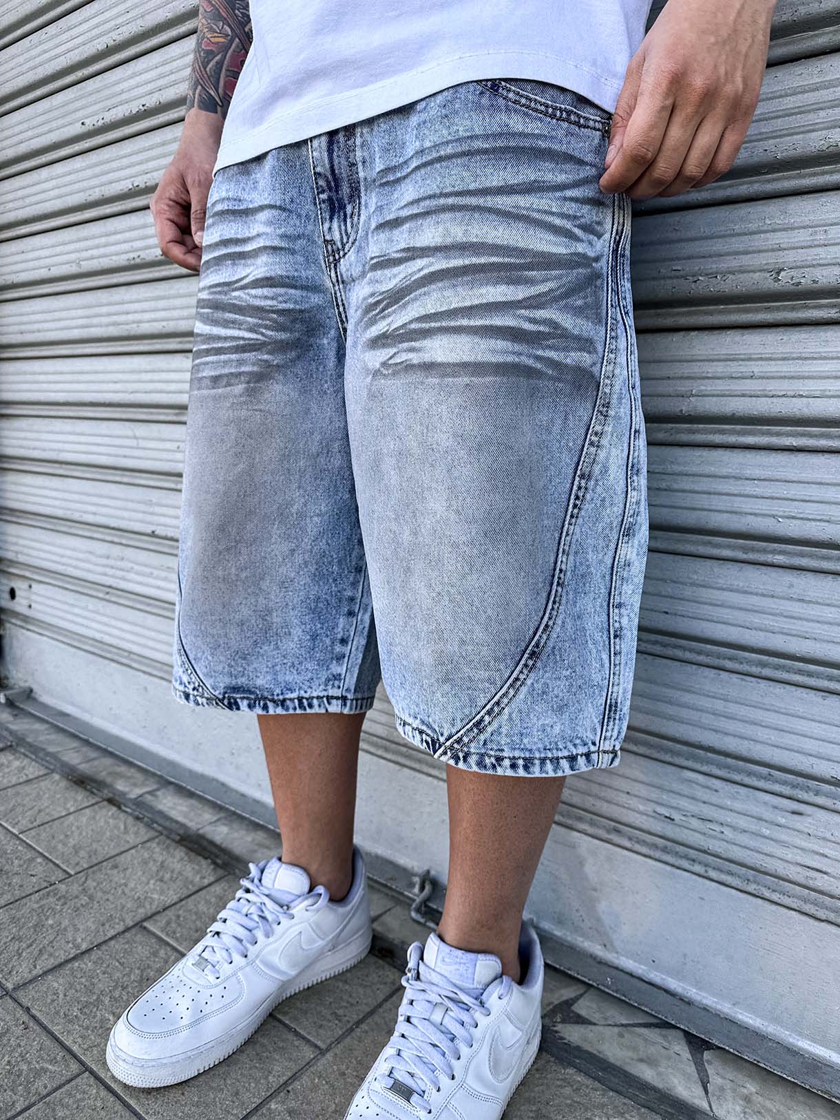 Shorts Double Line Wash