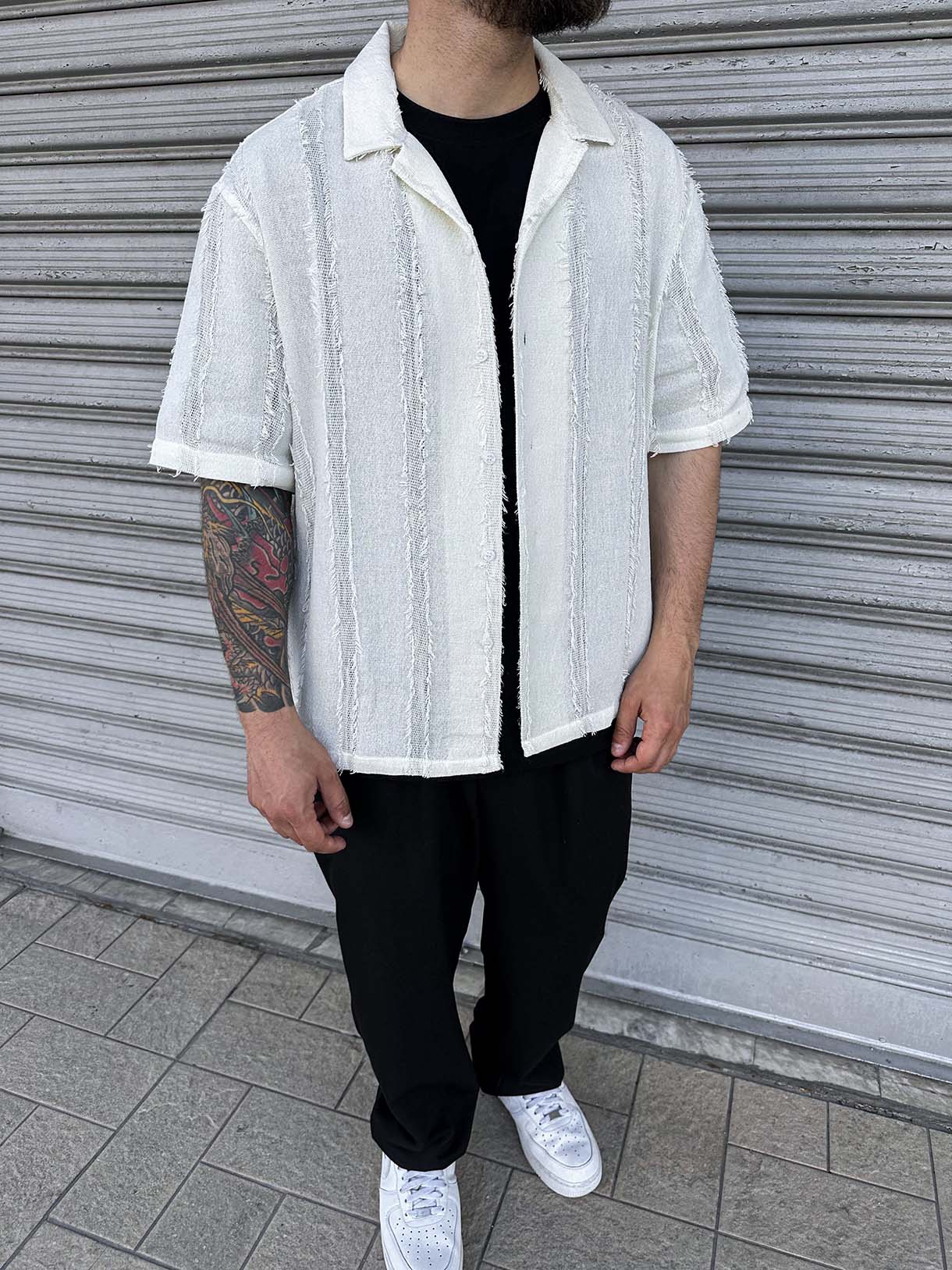 Camicia Sfrangio Bicolor