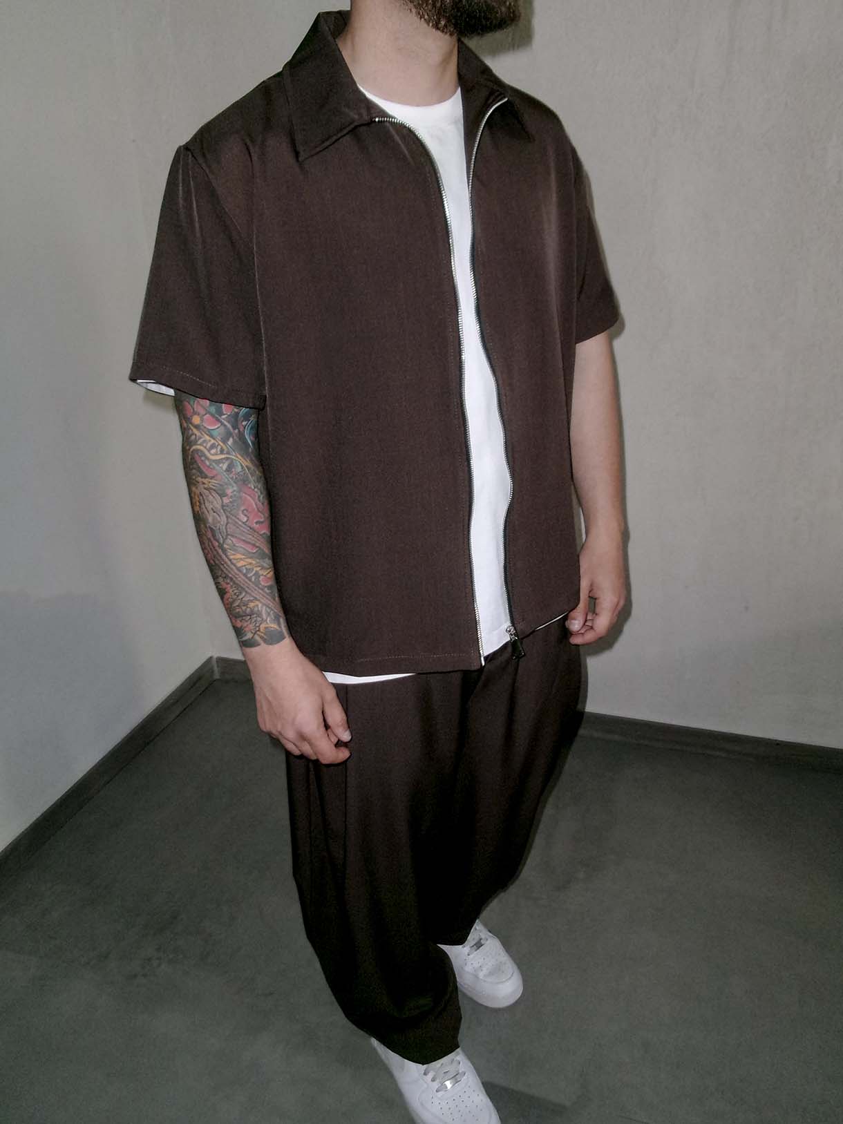 Coord Camicia Mod.Z Fondo Ampio