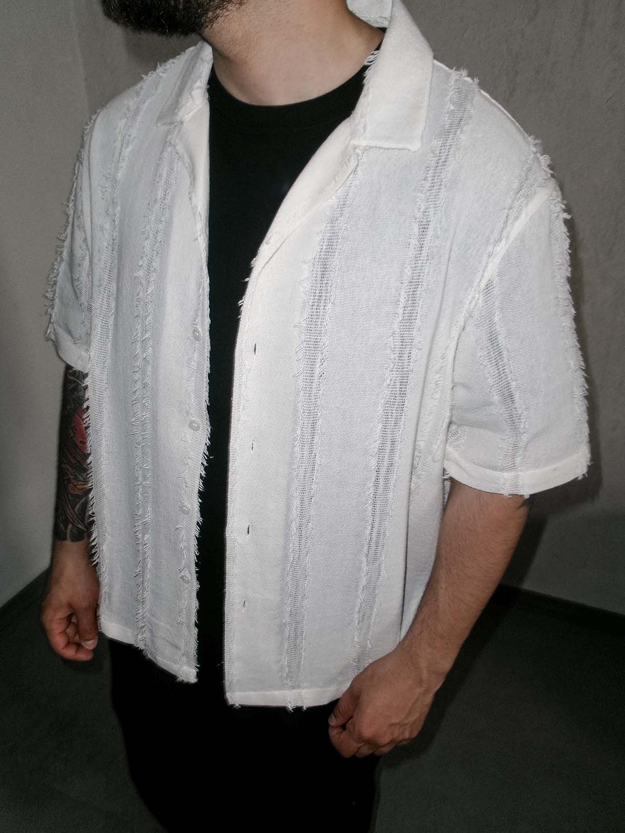 Camicia Sfrangio Bicolor