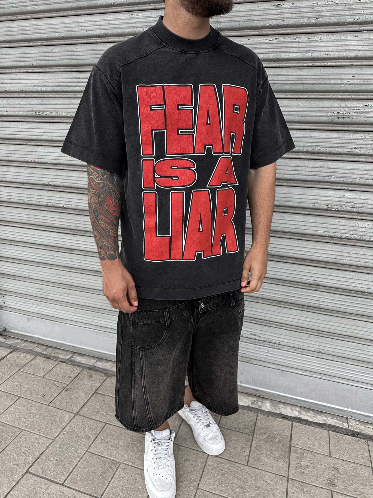 Fear Liar Wash Tee Premium