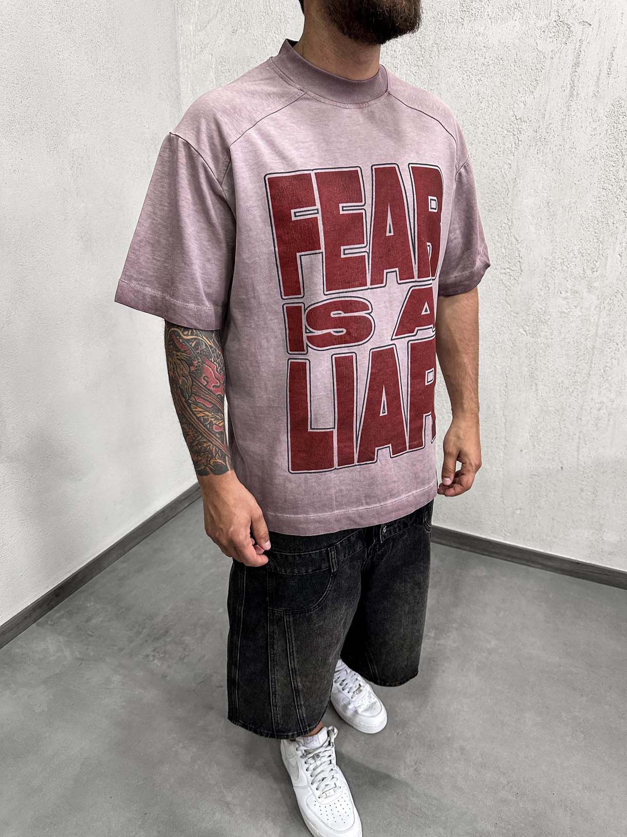 Fear Liar Wash Tee Premium