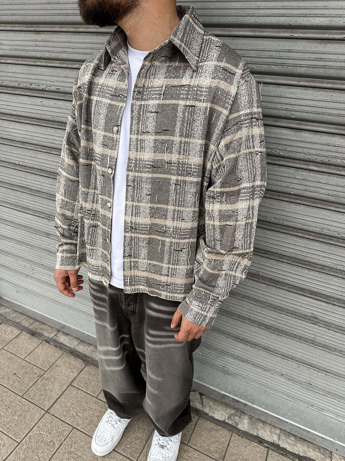 Camicia Destroyed Mod.Z Grey