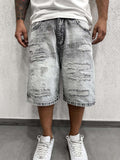 Shorts Scratch Patch Grey