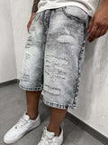 Shorts Scratch Patch Grey