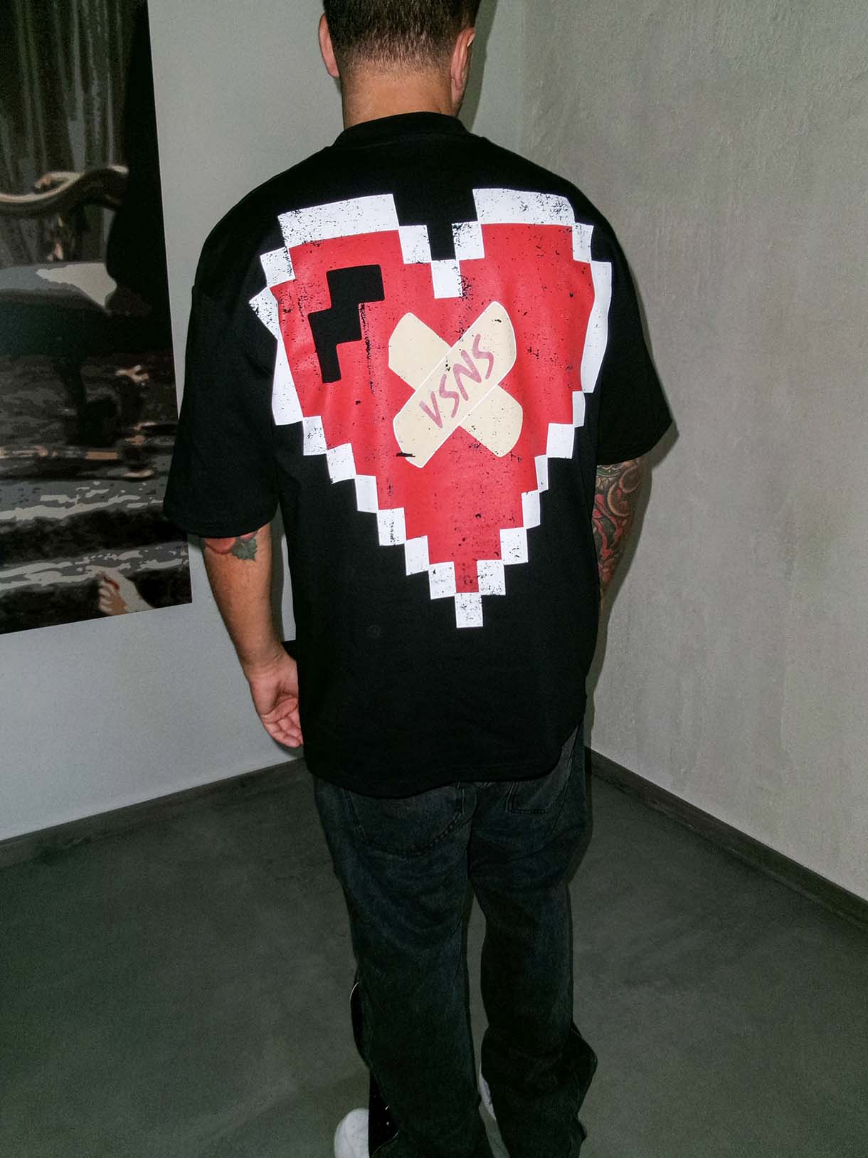 Visions Hearts Match Tee