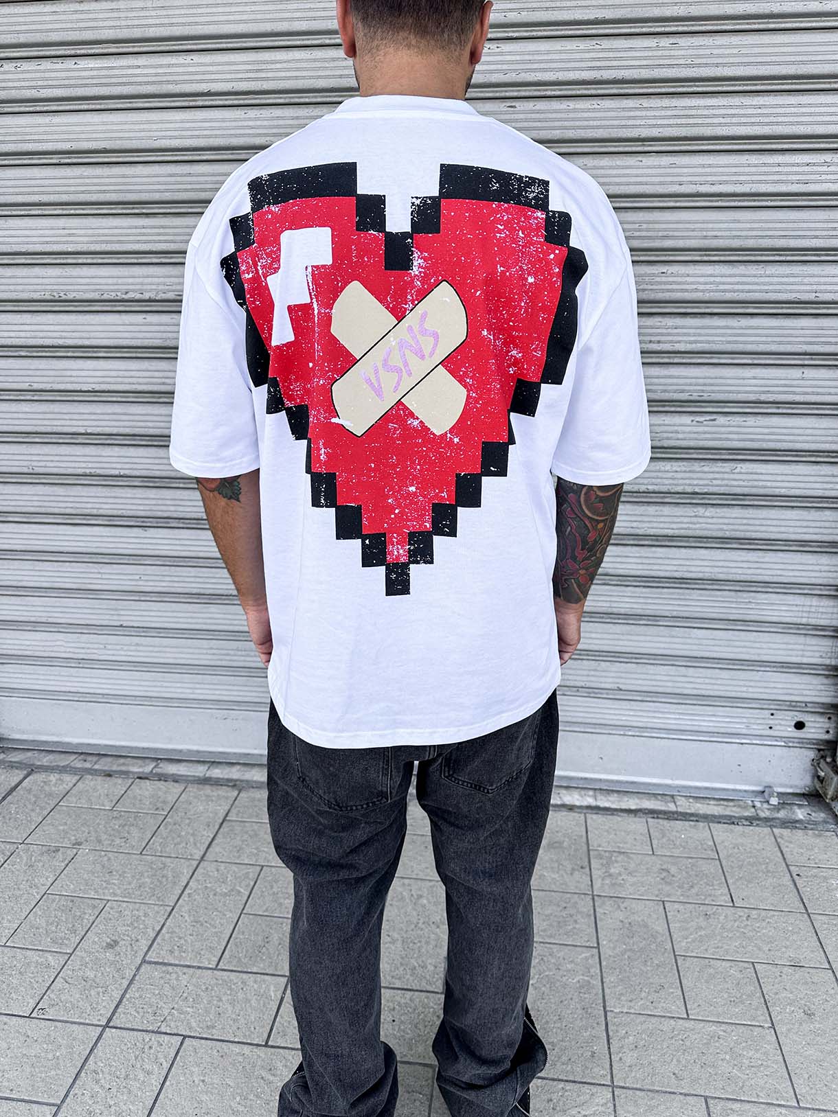 Visions Hearts Match Tee